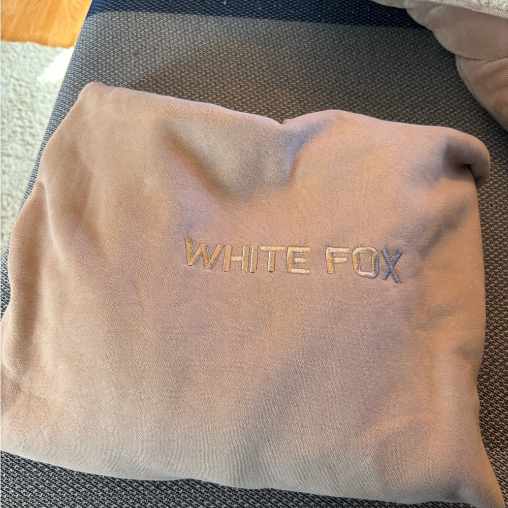 White Fox Boutique Tan Sweatshirt